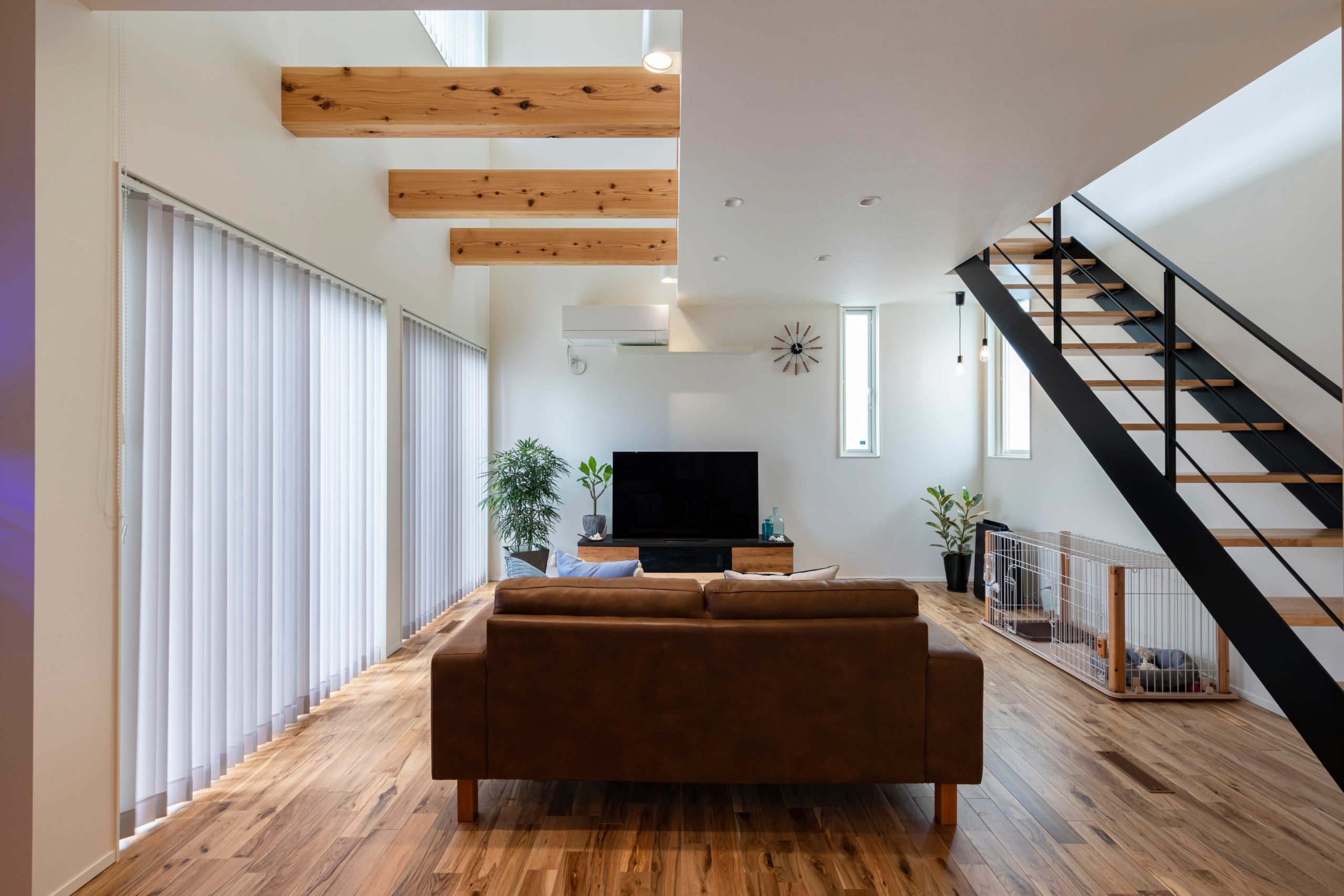 生活感を見せないくつろげる家 Rec House